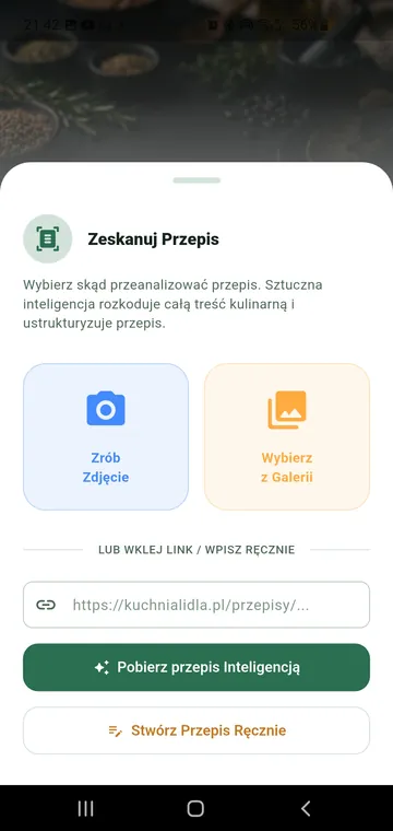 AI w kuchni — jak Snabbi skanuje przepisy z zeszytu i internetu