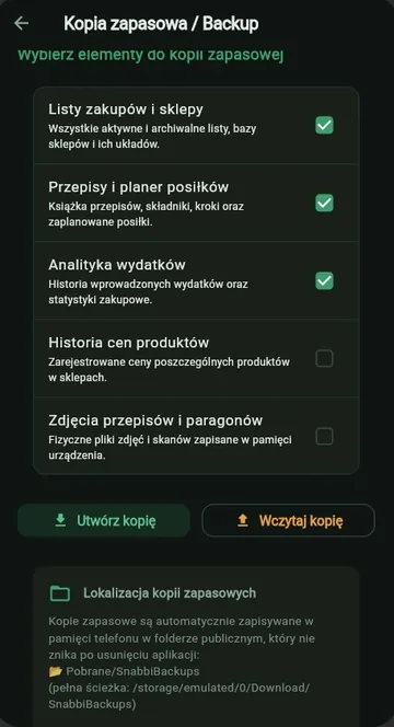Lokalna kopia zapasowa w Snabbi — Twoje dane i zdjęcia zawsze bezpieczne i pod Twoją kontrolą